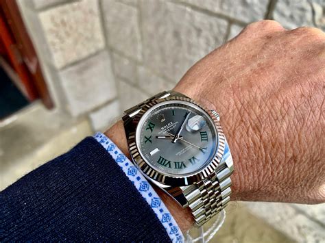 rolex datejust ii wimbledon dial